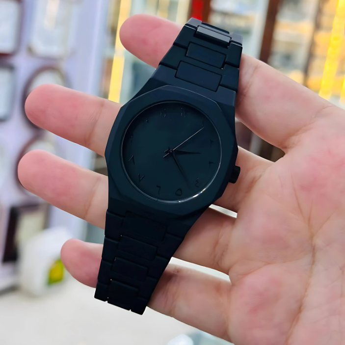 Arabic Aura Full Black Luxury Watch