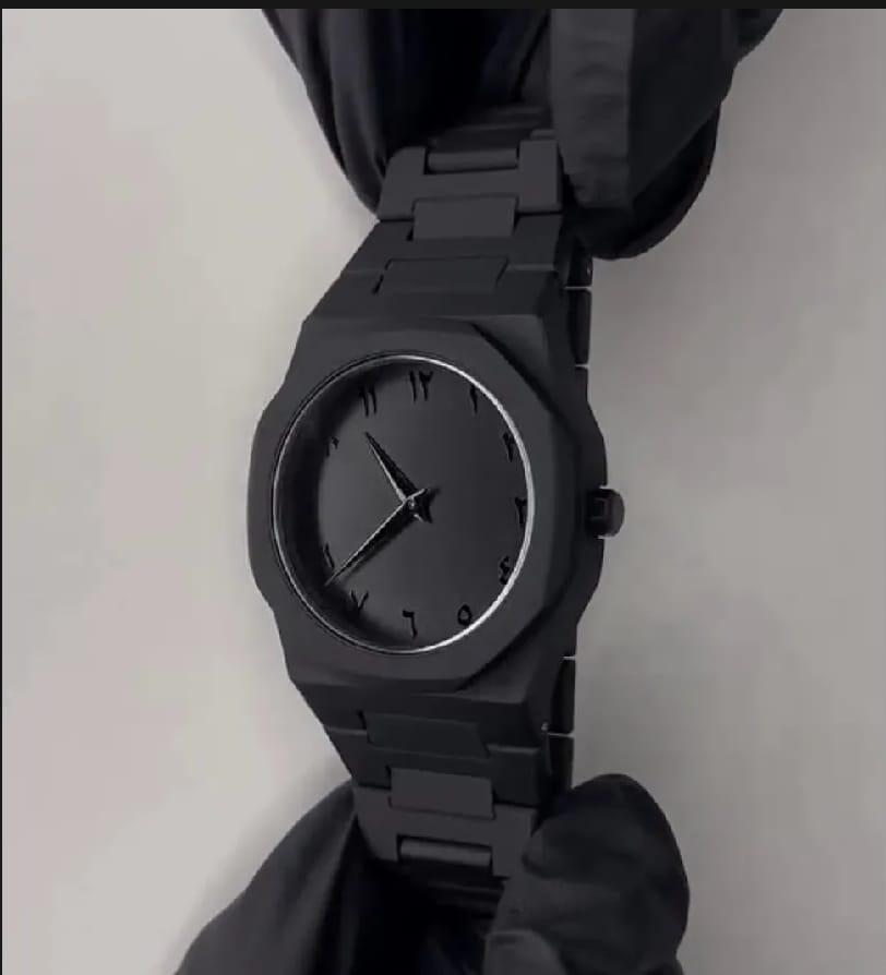 Arabic Aura Full Black Luxury Watch