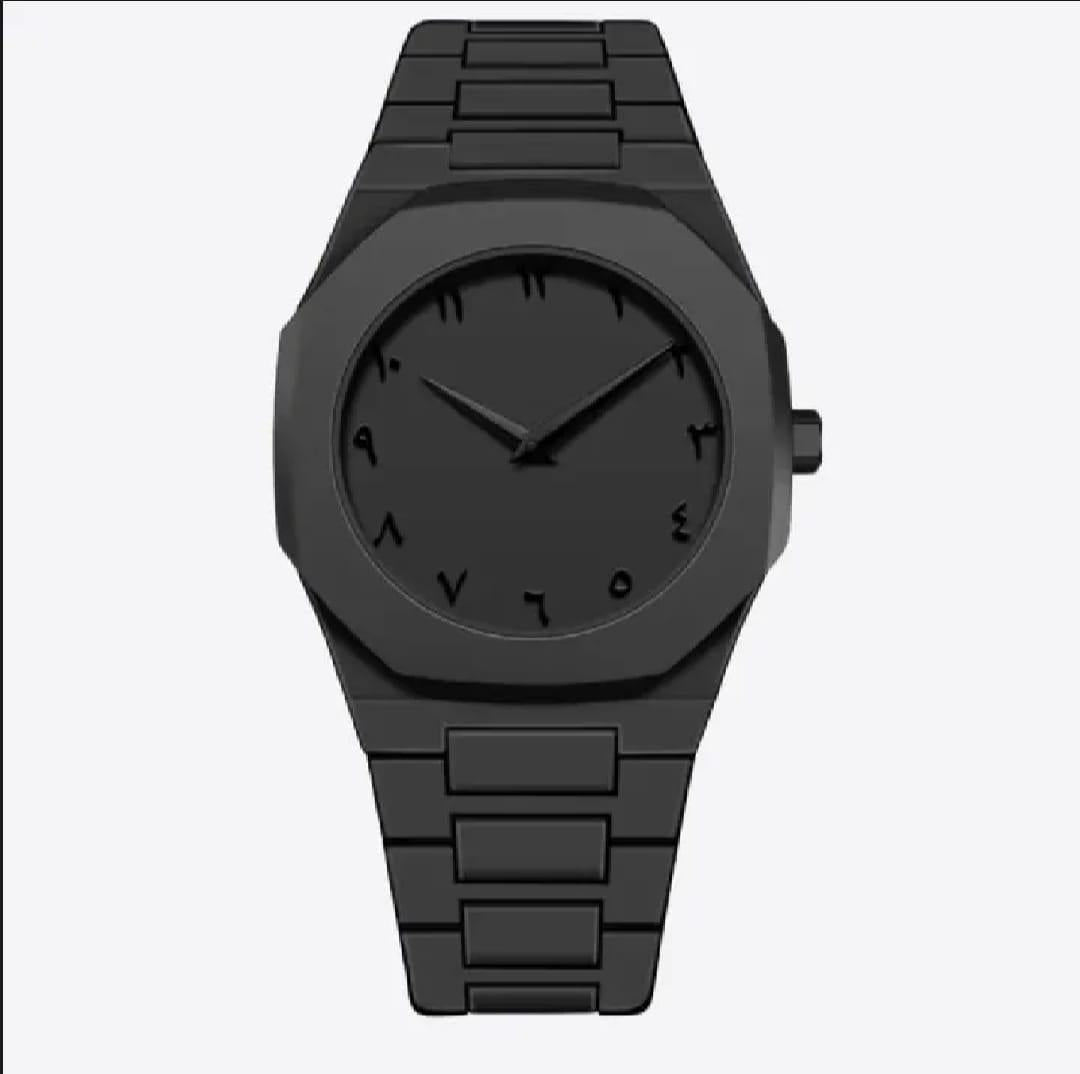 Arabic Aura Full Black Luxury Watch